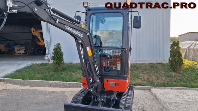 Мини-экскаватор с гидровращателем Quadtrac E22U PRO +7-909-630-90-90 смотреть онлайн