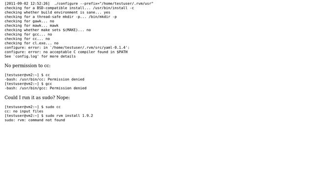 DevOps & SysAdmins: How to install RVM for single user in Ubuntu without hosing permissions? смотреть онлайн