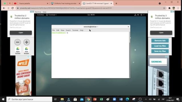 SISTEMA OPERATIVO EN LINEA EN ONWORKS смотреть онлайн