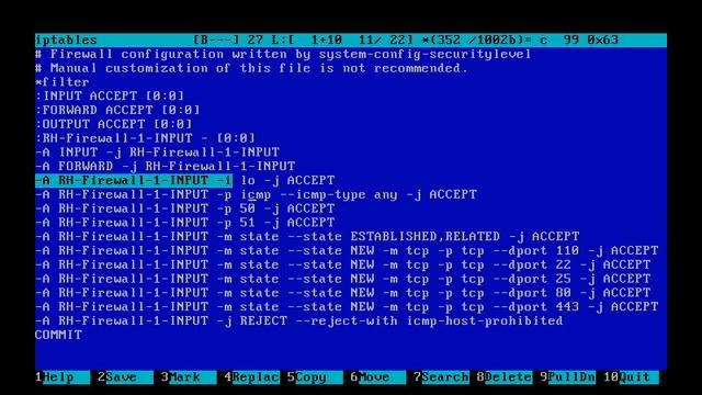 config iptables linux смотреть онлайн
