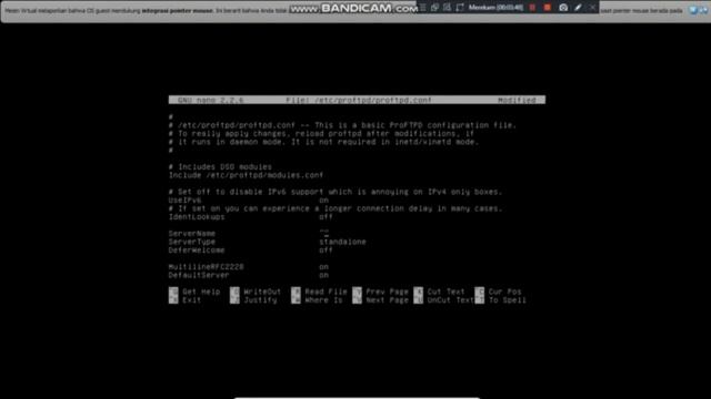 Instalasi dan konfigurasi FTP server iso debian pada virtual box смотреть онлайн