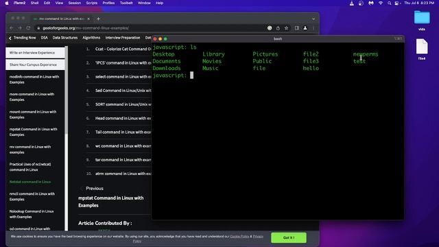 Bash Commands - rmdir command смотреть онлайн