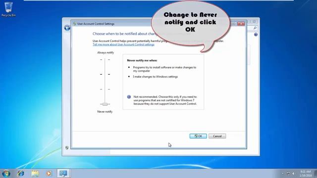 Remove User Account Control Notification смотреть онлайн