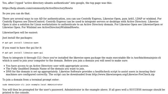DevOps & SysAdmins: Can Ubuntu 11.10 authenticate against Active Directory? (2 Solutions!!) смотреть онлайн
