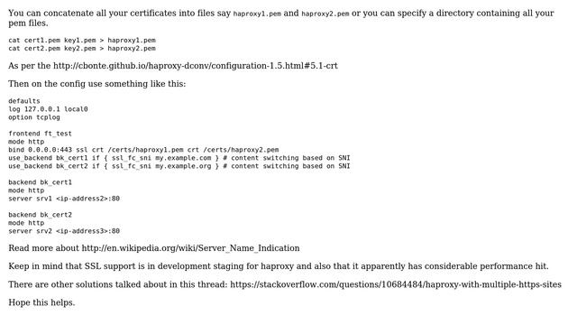 DevOps & SysAdmins: Configure multiple SSL certificates in Haproxy (3 Solutions!!) смотреть онлайн