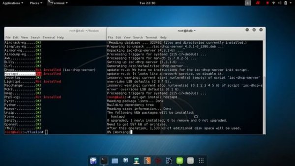 Kali Linux   Fluxion Installing