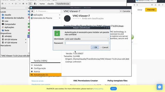 Lubunto 10 VNC Viewer смотреть онлайн