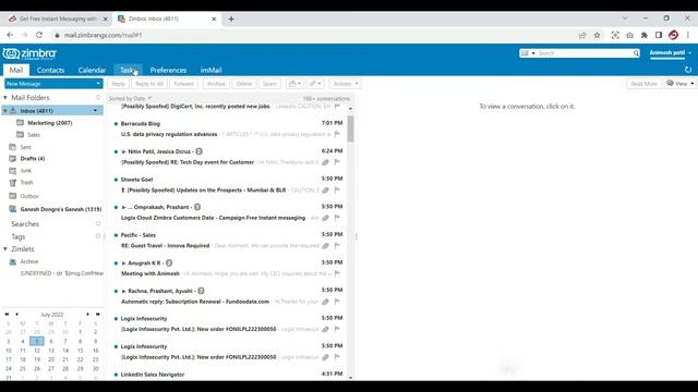 Instant Messaging for Cloud Zimbra - Webmail смотреть онлайн