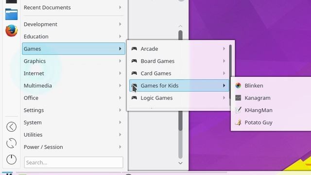 KDE Neon 5.8.5 application menu english with neon-all смотреть онлайн