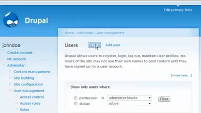 How to manage users in Drupal смотреть онлайн