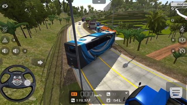 Bus Game | Bus struggle on hills | Bus simulator Indonesia Android Gameplay смотреть онлайн