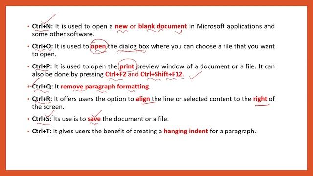 All Computer Shortcut Keys - MS Word | Computer for PEO 2023 смотреть онлайн