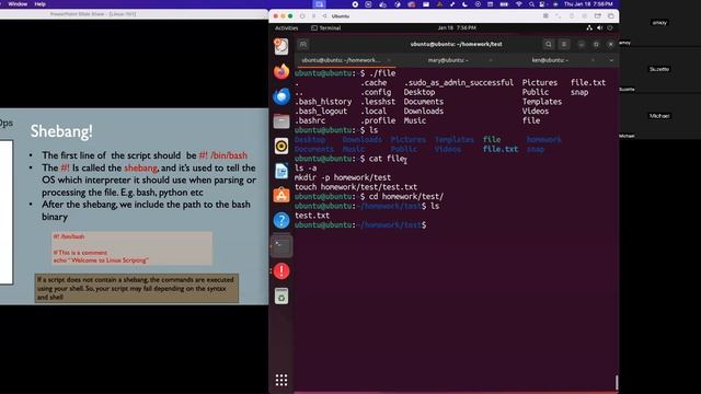 Shell Script Interpreter and Shebang смотреть онлайн