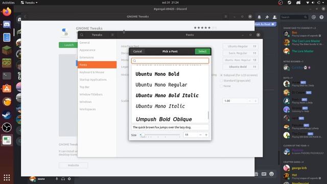 How to change font in Ubuntu 19.04 смотреть онлайн
