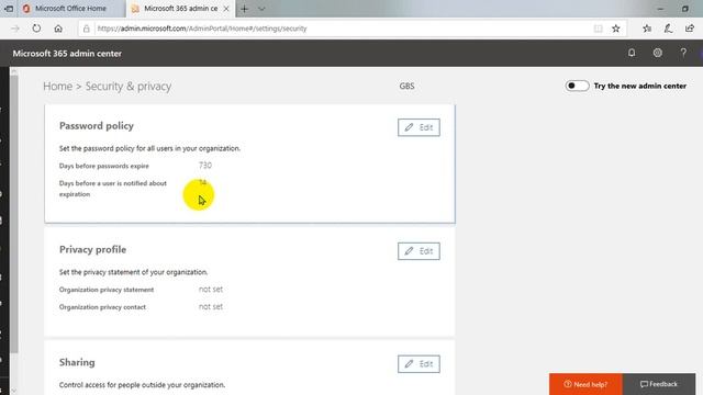 How to change O365 Email password policy смотреть онлайн