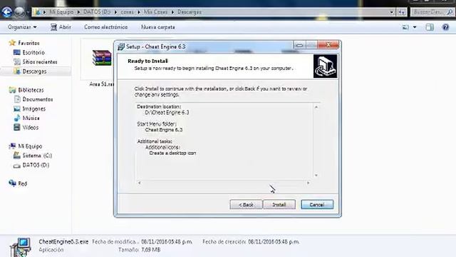 Como descargar e instalar CHEAT ENGINE 6.3 | Windows 7 смотреть онлайн