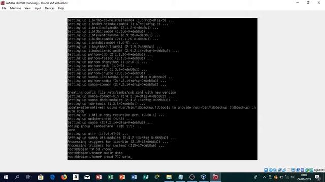 Tutorial Konfigurasi SAMBA Server Debian 8 Menggunakan VirtualBox смотреть онлайн
