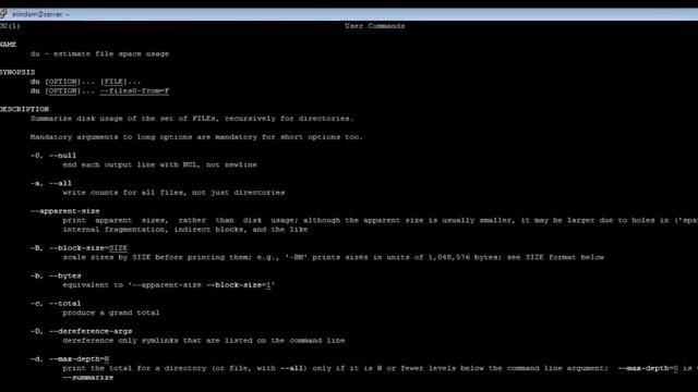 Linux - man Command - w3resource смотреть онлайн