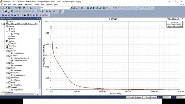 Switched Reluctance Motor design simulation using ANSYS Maxwell -(RMXprt)-Part2 смотреть онлайн