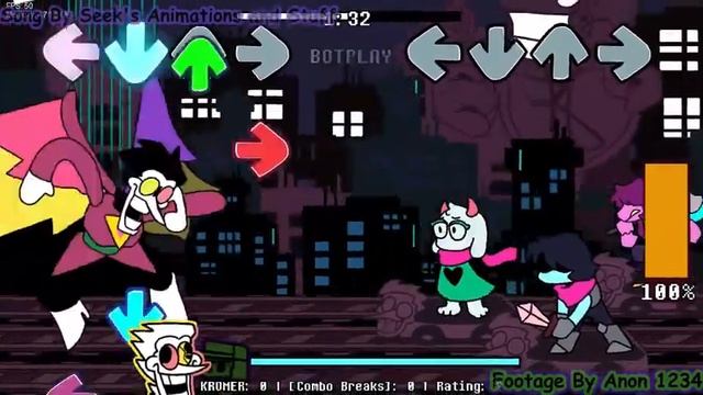 (FNF, Seek's Cool Deltarune Mod) Vs. Spamton Neo, Hyperlink (extended) смотреть онлайн