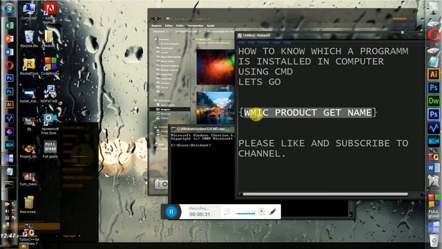 List Of All Installed Programs Using CMD смотреть онлайн