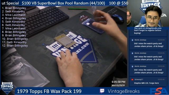 1-29-20 1979 Topps FB Wax Pack 199 Break Opening Video смотреть онлайн