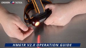 Fenix HM61R V2.0 1600 Lumen Rechargeable Headlamp