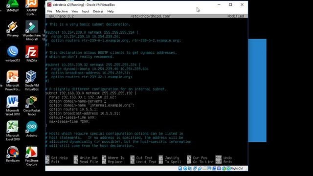 Konfigurasi DHCP SERVER dan SSH SERVER di Debian 10 смотреть онлайн