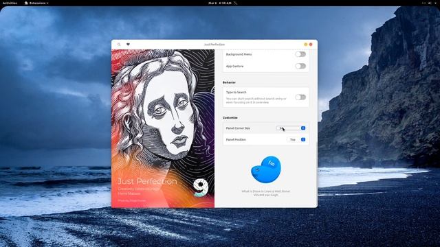 Just Perfection GNOME Shell Extension Version 9 - New UI for Settings смотреть онлайн