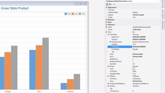 WinForms Charts: Animations смотреть онлайн