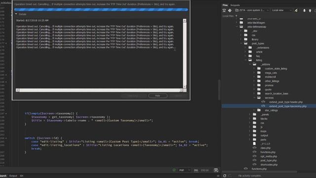 BUG: DWR Hangs When Cancelling An FTP Operation And Can Not Close The File Activity Window
