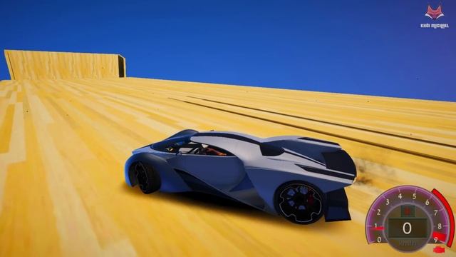 GTA5|Mod 1 Tỷ Mã Lực Cho Xe Rơi Tự Do 20000 Mét Xem Coi Nó Bóp Méo Ra Sao|Khôi Michael смотреть онлайн