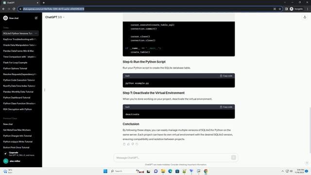 Multiple versions of Sqlite3 for Python on the same server смотреть онлайн