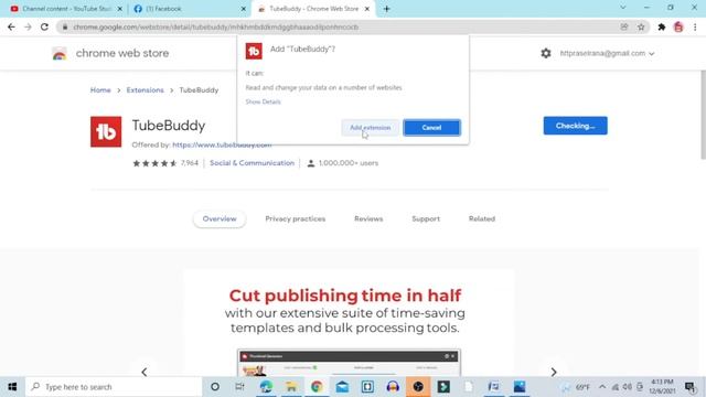 How To Add Tubebuddy And Grammarly With Chrome Extension In Bangla смотреть онлайн
