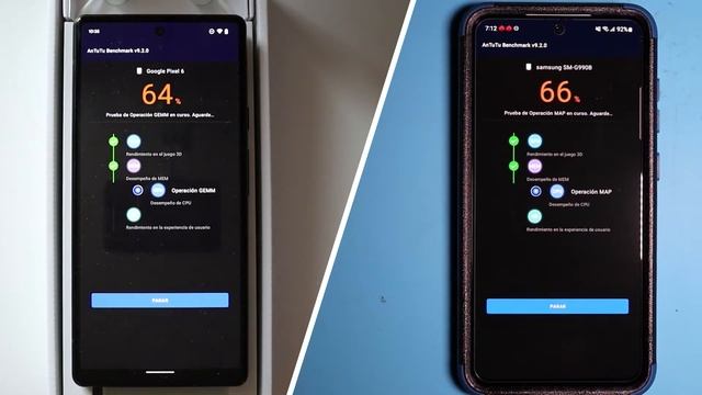 ANTUTU BENCHMARK RACE - Samsung S21 FE vs GOOGLE PIXEL 6 смотреть онлайн