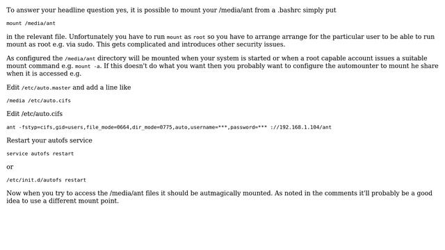 DevOps & SysAdmins: Automounting SAMBA share using the .bashrc (3 Solutions!!) смотреть онлайн
