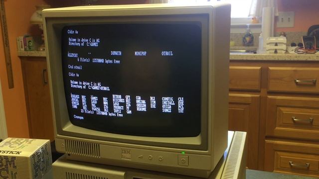 PCjr Demo [Boot from floppy, SD-Cart JR, and Oregon Trail] смотреть онлайн