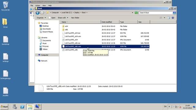 Microsoft Deployment Toolkit 2010 PXE Boot смотреть онлайн