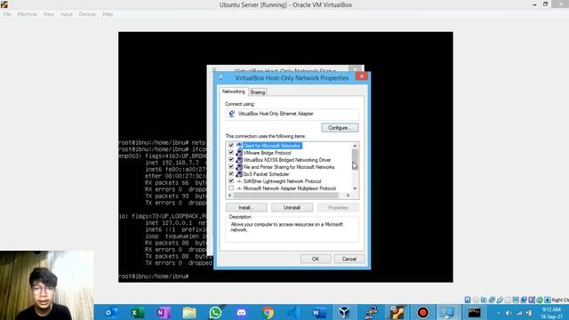 Konfigurasi IP dan Install SSH pada Ubuntu Server смотреть онлайн