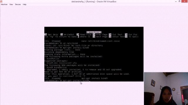 Tutorial Penginstalan dan konfigurasi DNS dan FTP SERVER pada Linux Debian 8.5 смотреть онлайн