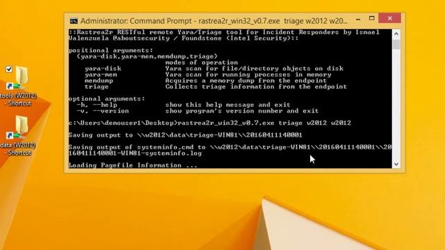 Incident Response / Triage with rastrea2r on the command line смотреть онлайн