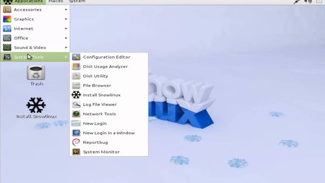 Snowlinux 3.1 Gnome ( Debian Based ) смотреть онлайн