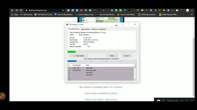 How To Download And Use Telegram App In Laptop Windows 10/8/7 2020 Without Bluestacks In Hindi смотреть онлайн