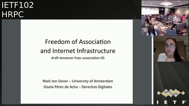 IETF102-HRPC-20180719-1550 смотреть онлайн
