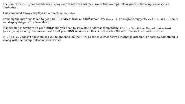 How to reconnect to Ethernet interface on Linux computer? (4 Solutions!!) смотреть онлайн