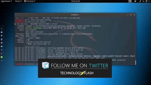 Ssh server installation on kali linux смотреть онлайн