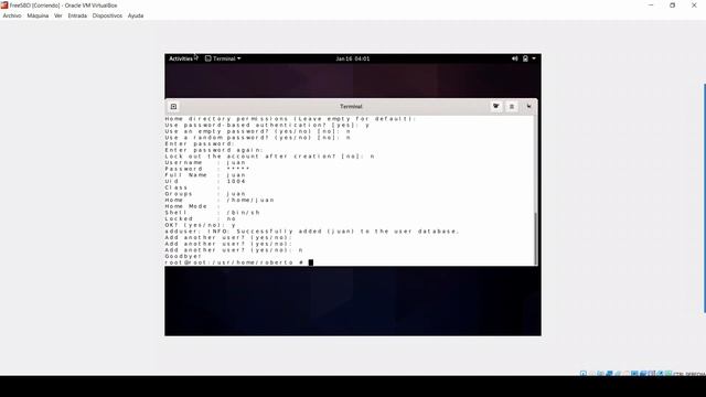 Creación de Usuarios en FreeBSD смотреть онлайн