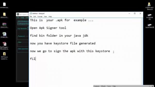 How to sign apk with Apk Signer tool