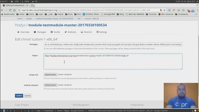 Sprint 28 demo 4: Building modules in Copr смотреть онлайн