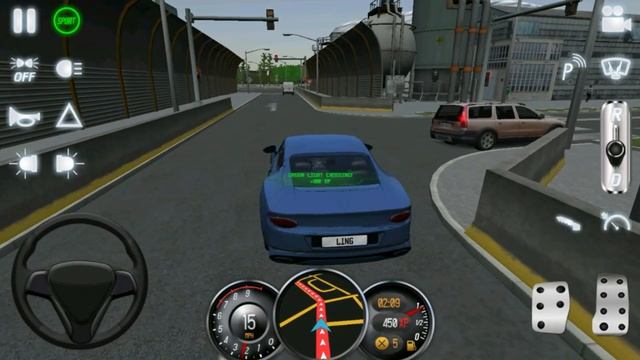 Driving Bentley Continental GT In City Simulation - Simulator Driving School - Android Gameplay смотреть онлайн